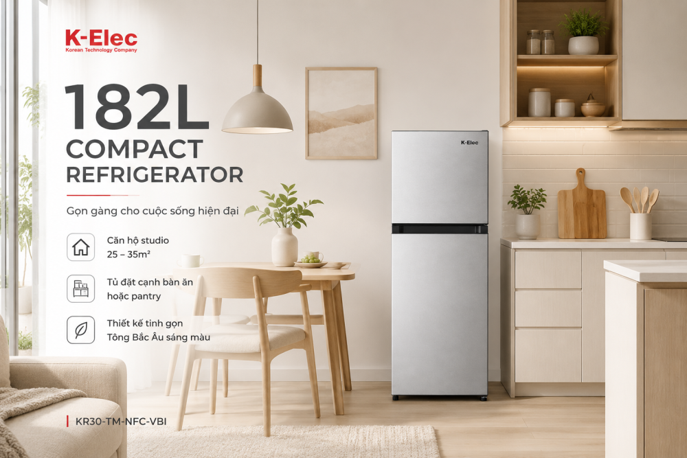 1 Tủ Lạnh K-Elec KR30-TM-NFC-VBI
