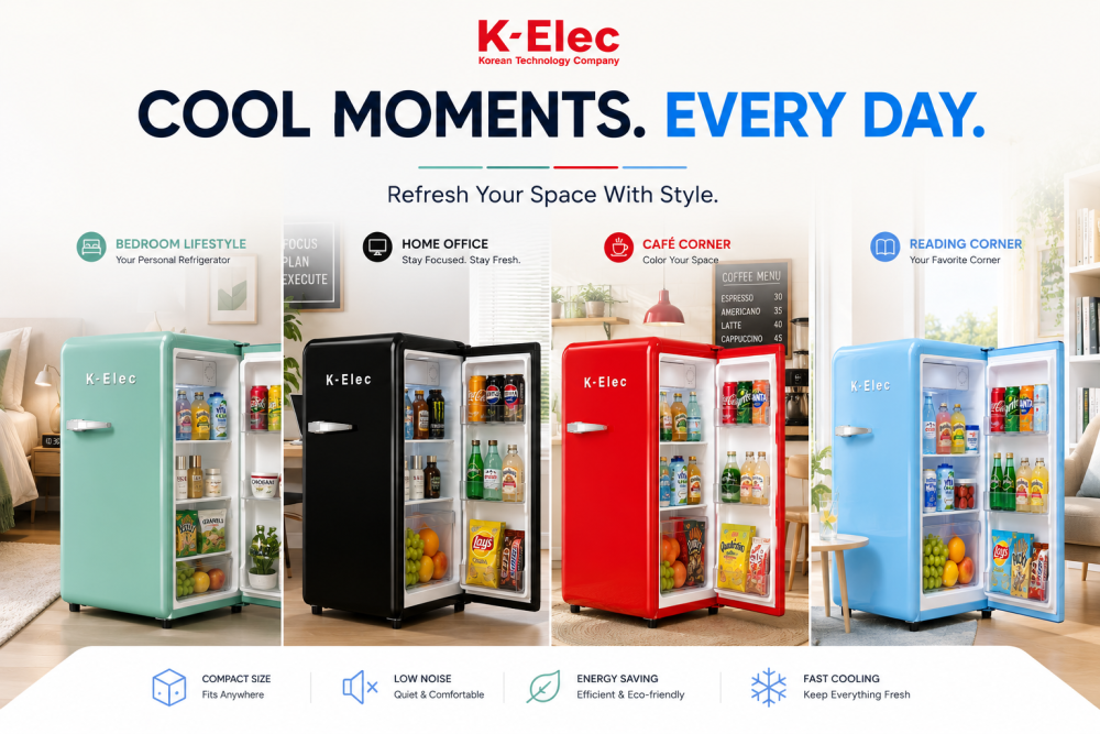 H5 Tủ Lạnh Mini K-Elec KR18-Retro-Z26