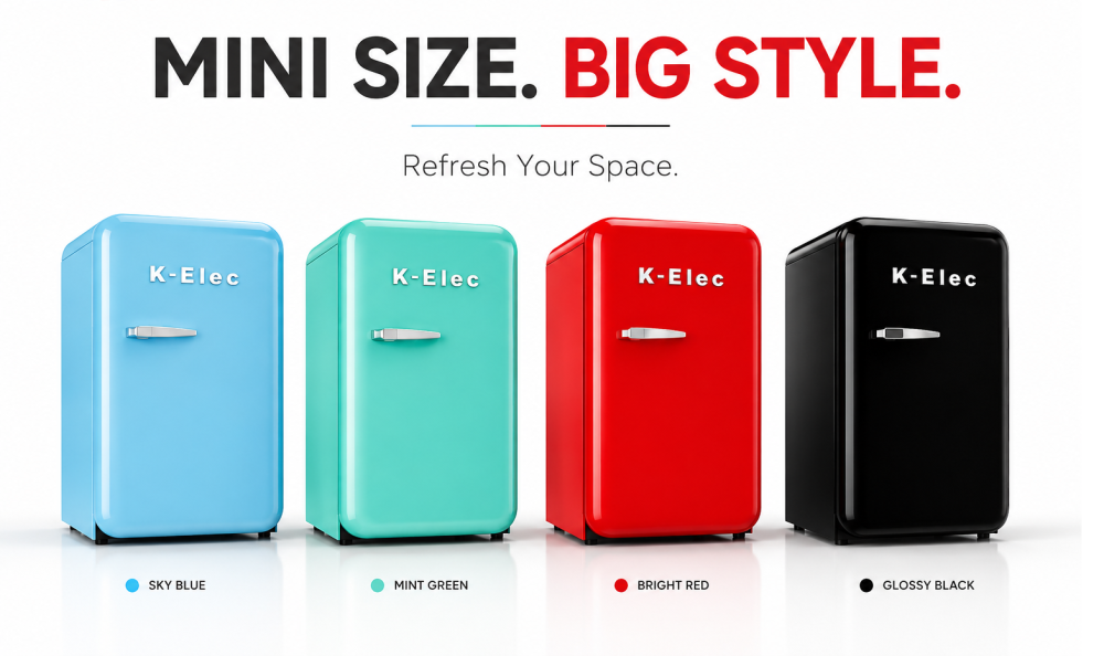 Tủ Lạnh Mini K-Elec KR18-Retro-Z26